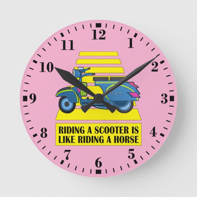 Horloge Ronde Scooter (Recto)