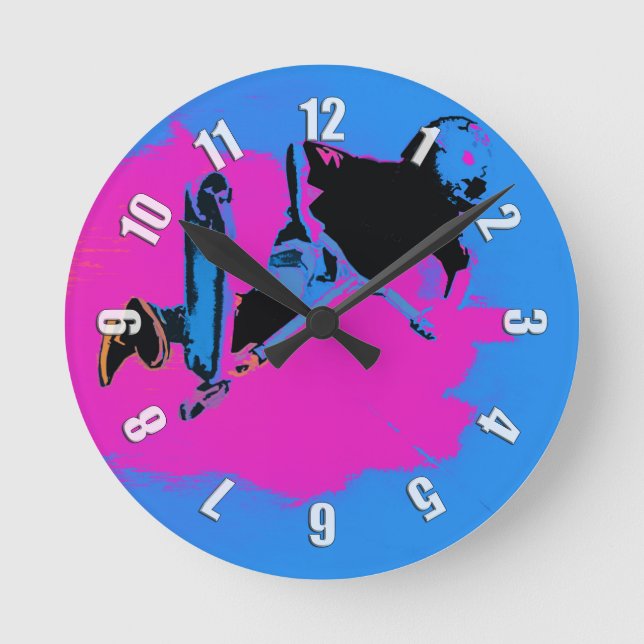 Horloge Ronde Scooter volant à haute altitude (Recto)