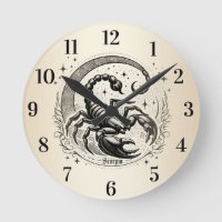 Scorpion Croissant Lune Astrologie Zodiaque Scorpi