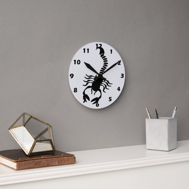 Horloge Ronde Scorpion Design (Bureau)