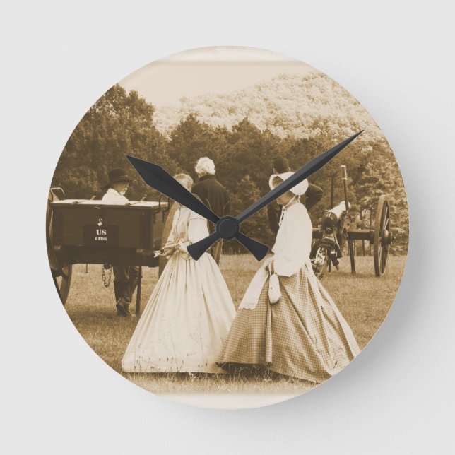 Horloge Ronde Se promener sur le champ de bataille (Recto)