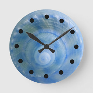 Horloge Ronde Seashell Bath
