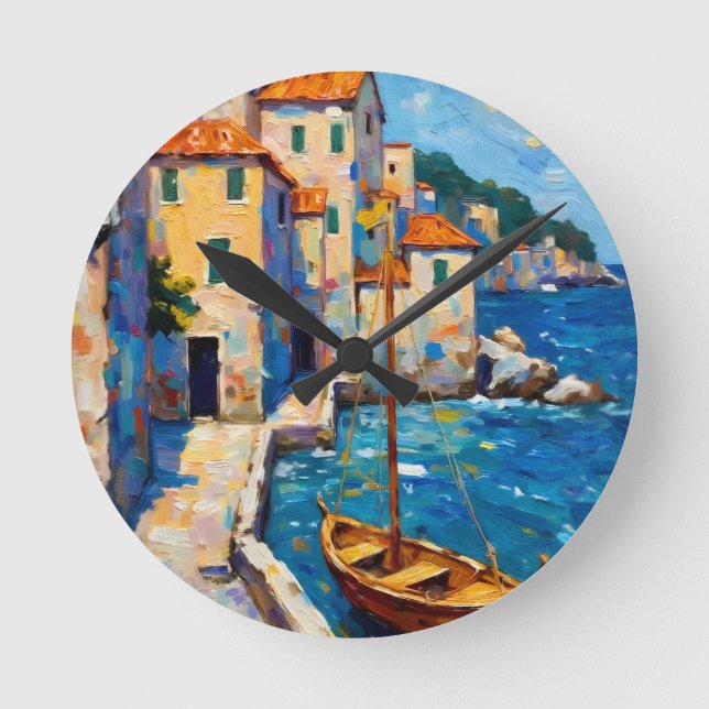 Horloge Ronde Seaside in Europe (Recto)
