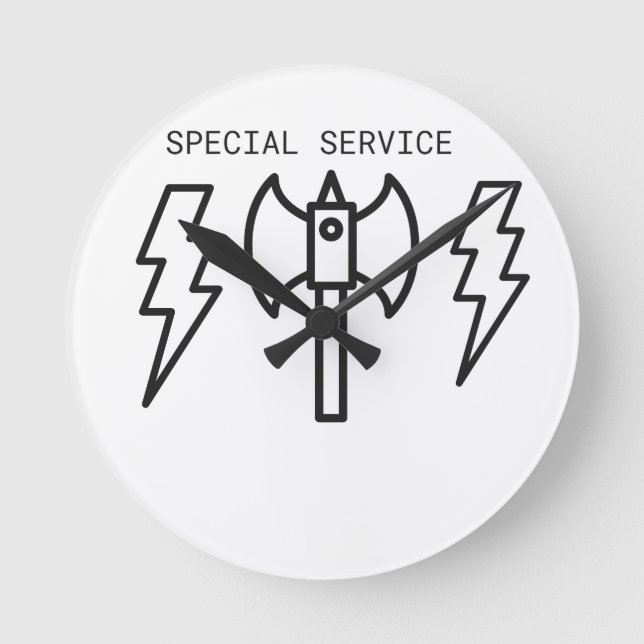 Horloge Ronde Service spécial (Recto)