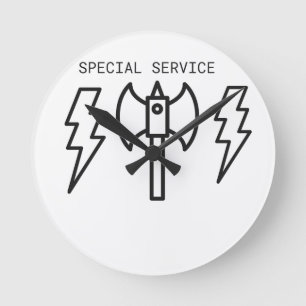 Horloge Ronde Service spécial