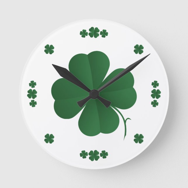 Horloge Ronde Shamrock (Recto)