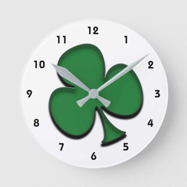 Horloge Ronde Shamrock (Recto)