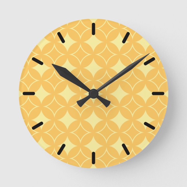 Horloge Ronde Shippo jaune (Recto)