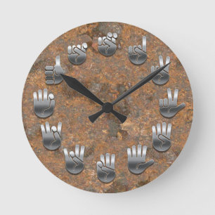 Horloge Ronde Sign Language