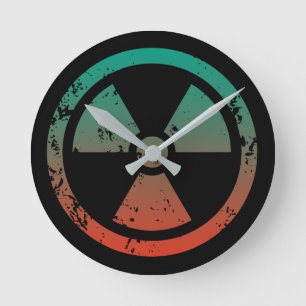 Horloge Ronde Signal radioactif nucléaire