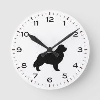 Silhouette de la race de chiens de Terre-Neuve