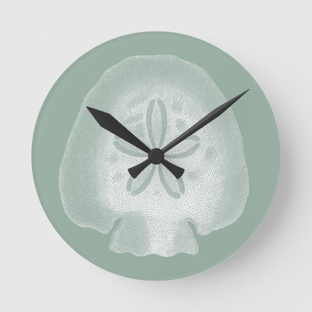 Horloge Ronde Silhouette Dollar De Sable (Recto)
