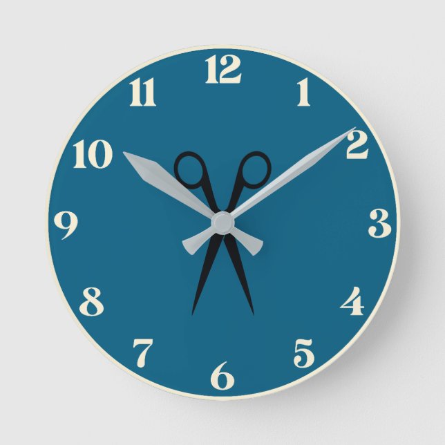 Horloge Ronde Simple elegant business light beauty salon (Recto)
