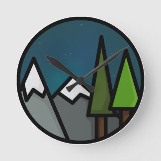 Horloge Ronde Simple Outdoors Clock