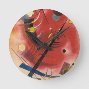 Horloge Ronde Simulation interne peinture Abstraite