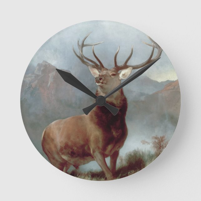 Horloge Ronde Sir Edwin Landseer | Monarque du Glen, 1851 (Recto)