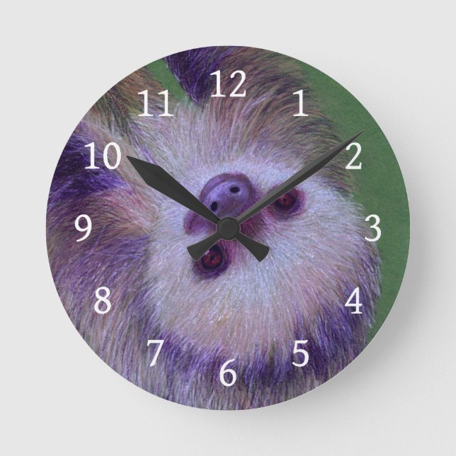 Horloge Ronde Sloth (Recto)