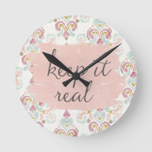 Horloge Ronde Soft deco III   Keep It Real