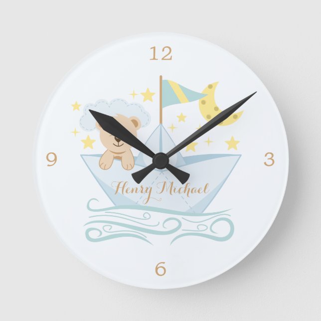 Horloge Ronde Soins de bébé doux (Recto)