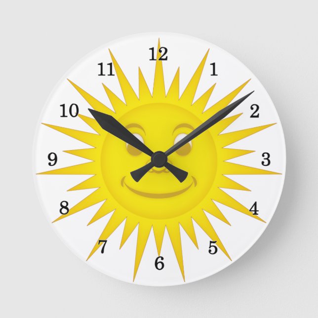 Horloge Ronde Soleil (Recto)