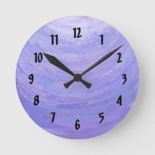 Horloge Ronde Soleil pourpre