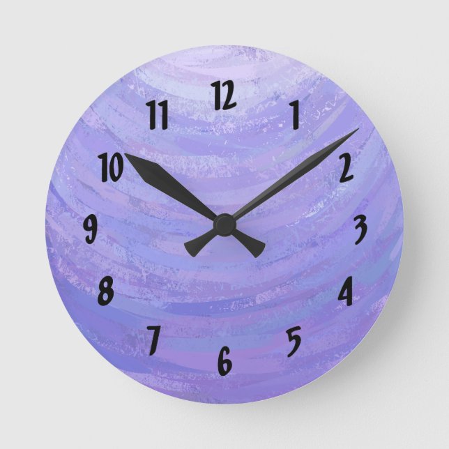Horloge Ronde Soleil pourpre (Recto)