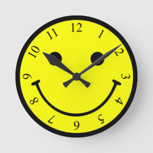 HORLOGE RONDE SOURIRE