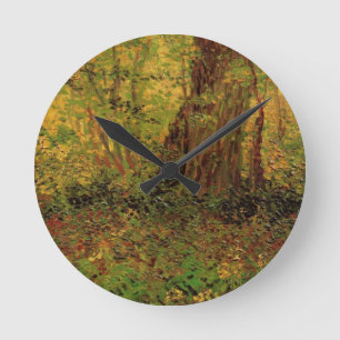 Horloge Ronde Sous-bois par Vincent van Gogh