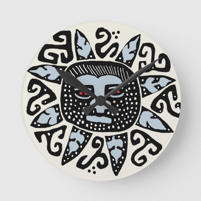 Horloge Ronde Southwest Del Sol Wall Clock (Recto)
