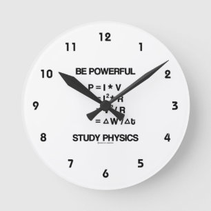 Horloge Ronde Soyez physique puissante d'étude (d'équations de