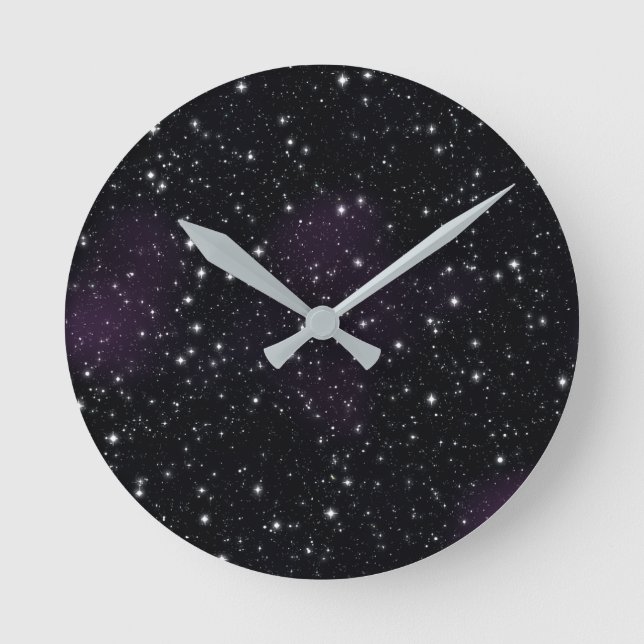 Horloge Ronde Space Stars Galaxy Nebula (Recto)