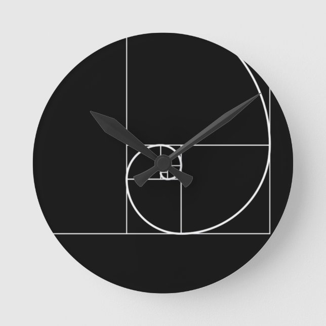 Horloge Ronde Spiral d'or blanc (Recto)