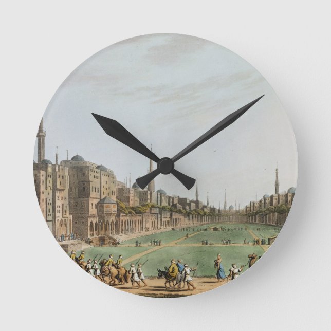 Horloge Ronde Square principal au Grand Cairo, avec Murad Bey (Recto)