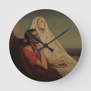 Horloge Ronde St Augustine et son St Monica, 1855 de mère
