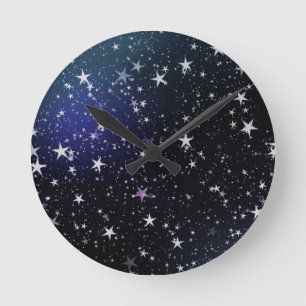 Horloge Ronde Star Gazer Nature Sky Space Peace Love Destiny