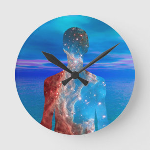 Horloge Ronde Star Man