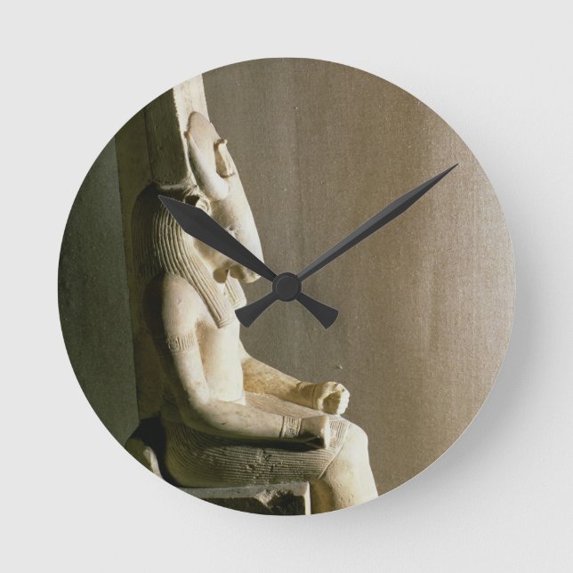 Horloge Ronde Statue du dieu Montu avec la tête d'un taureau, f (Recto)