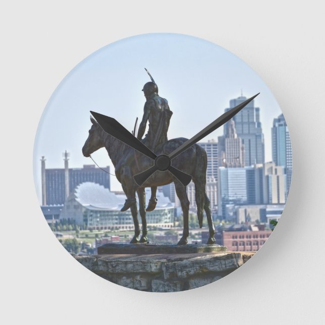 Horloge Ronde Statue du Scoutisme, Kansas City (Recto)