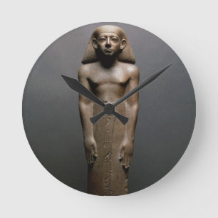 Horloge Ronde Statuette d'Amenemhatankh, travailleur chez