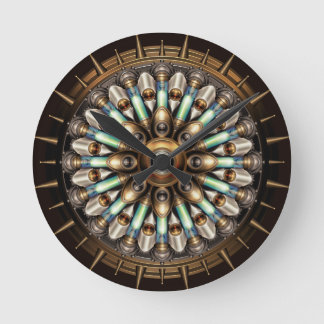 Horloge ronde Steampunk