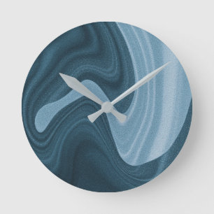 Horloge Ronde Stylish Marble