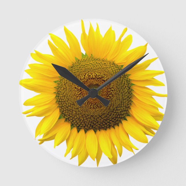 Horloge Ronde Sunflower (Recto)
