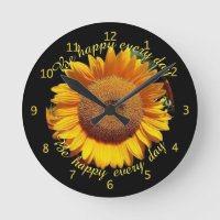 Sunflower Soyez heureux chaque jour