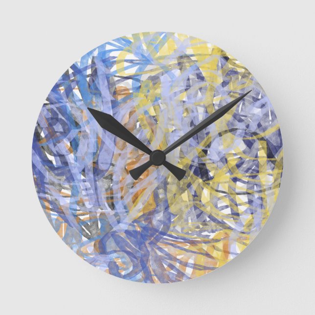 Horloge Ronde Sunlit Coral Reef (Recto)