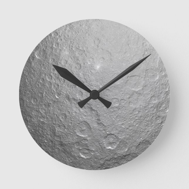 Horloge Ronde Surface lunaire dans l'espace extra-atmosphérique (Recto)