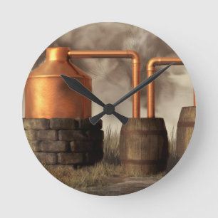 Horloge Ronde Swamp Moonshine Still