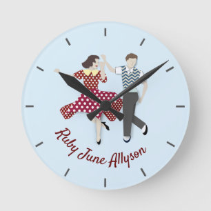 Horloge Ronde Swing Dance