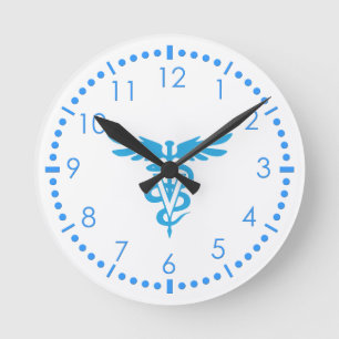 Horloge Ronde Symbole de médecine vétérinaire
