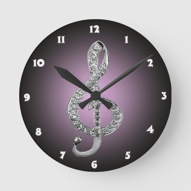 Horloge Ronde Symbole musical (Recto)