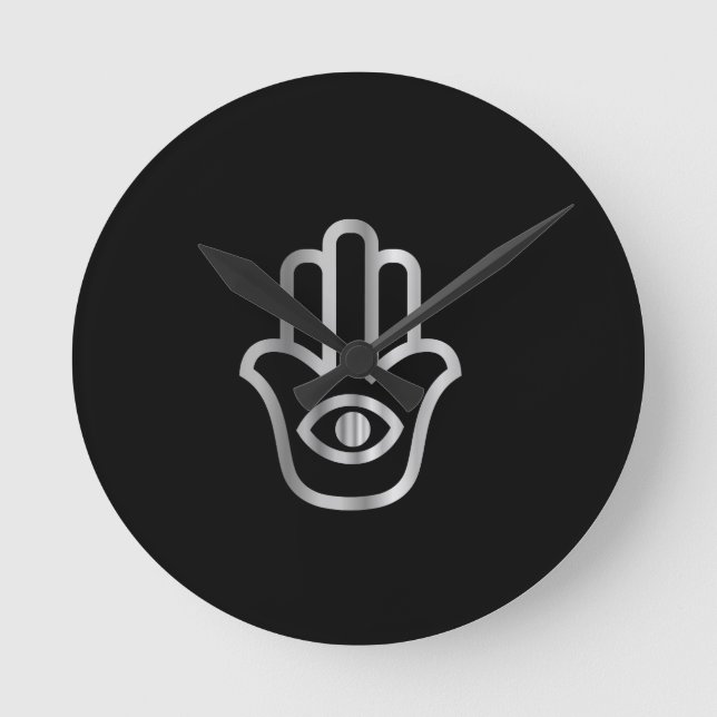 Horloge Ronde Symbole religieux Fatima's Hand-Khamsa (Recto)